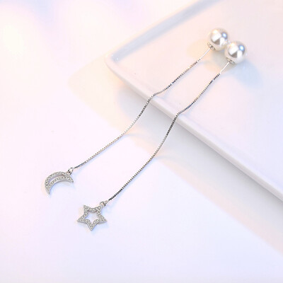 Moon Star Long Earrings For Women Ladies Long Dangle Imitation Pearl Earrings For Women
Moon Star Long Earrings For Women Ladies Long Dangle Imitation Pearl Earrings For Women