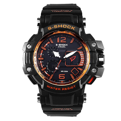 Mens Stylish Sports Multi-function Electronic Waterproof Watch Dual Display Wristwatches
Mens Stylish Sports Multi-function Electronic Waterproof Watch Dual Display Wristwatches