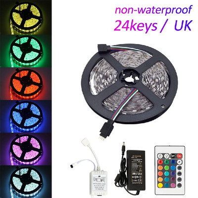 DC 12V 5M RGB LEDs Strip Light Set with IR Remote Flexible Cuttable Self-adhesive LEDs Strips IP65 Water Resistance for Home Party
DC 12V 5M RGB LEDs Strip Light Set with IR Remote Flexible Cuttable Self-adhesive LEDs Strips IP65 Water Resistance for Home Party
