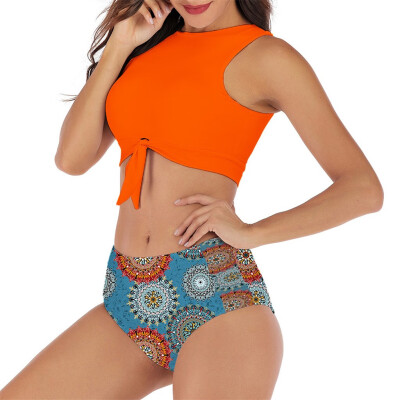 Roseonmyhand Swimwear Women Two-Piece Tie High Waist Print Swimsuit Push Up Bikini Set
Roseonmyhand Swimwear Women Two-Piece Tie High Waist Print Swimsuit Push Up Bikini Set