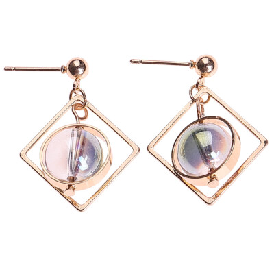 Extremely Minimalist Fashion Geometry Dazzle Colour Crystal Round Bead Delicate Earrings Earrings Female Jewelry Earring
Extremely Minimalist Fashion Geometry Dazzle Colour Crystal Round Bead Delicate Earrings Earrings Female Jewelry Earring