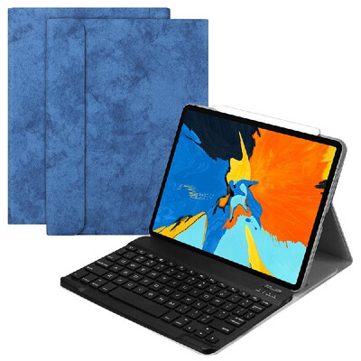 BT Wireless Keyboard Case Cover Protective Case Portable Keyboard for 2018 iPad Pro 11White-Blue
BT Wireless Keyboard Case Cover Protective Case Portable Keyboard for 2018 iPad Pro 11White-Blue