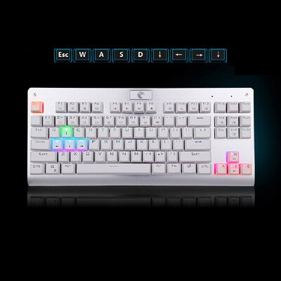 KKmoon Professional Gaming Esport Mechanical Keyboard with Tactile High-speed 87 Keys Suspended Anti-Ghosting Blue Switch Colorful
KKmoon Professional Gaming Esport Mechanical Keyboard with Tactile High-speed 87 Keys Suspended Anti-Ghosting Blue Switch Colorful
