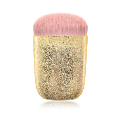 Soft Nylon Bristles Plastic Handle Wide Blush Powder Brush Makeup Brush