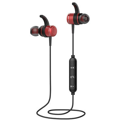 New Wireless Bluetooth Headset T1 Metal Magnet Neck Hanging Sweat Stereo Sports Headphones Multi-color Optional For IPhone Andro
New Wireless Bluetooth Headset T1 Metal Magnet Neck Hanging Sweat Stereo Sports Headphones Multi-color Optional For IPhone Andro