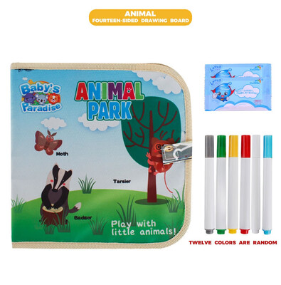 Gobestart Portable Soft Graffiti Erasable Drawing Animal Picture Book DIY Drawing Board
Gobestart Portable Soft Graffiti Erasable Drawing Animal Picture Book DIY Drawing Board
