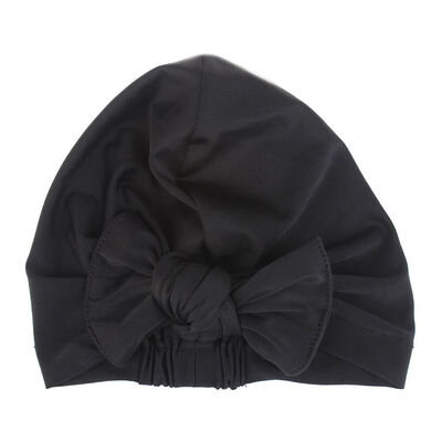 Toddler Kids Boy Girl Baby Turban Swim Bow Waterproof Swimming Cap Sports Hat