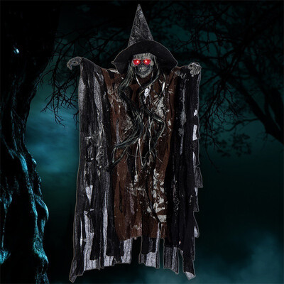 Halloween Prop Hanging Ghost Witch Scary Voice Haunted House Bar Party Home Decoration 63x38cm
Halloween Prop Hanging Ghost Witch Scary Voice Haunted House Bar Party Home Decoration 63x38cm