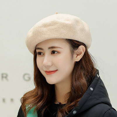 Hat Female Japanese Fall&Winter Wool Berets Retro-vintage 100 Sets Pure Wool Painter Hat Korean Edition Literary Bud Cap
Hat Female Japanese Fall&Winter Wool Berets Retro-vintage 100 Sets Pure Wool Painter Hat Korean Edition Literary Bud Cap