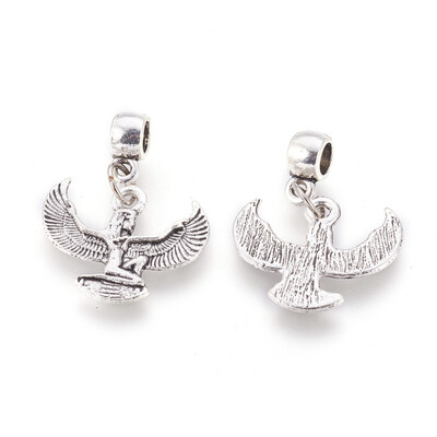 Alloy European Dangle Beads Large Hole Pendant Angel Antique Silver 26mm Hole 4mm Pendant 16x20x2mm
Alloy European Dangle Beads Large Hole Pendant Angel Antique Silver 26mm Hole 4mm Pendant 16x20x2mm
