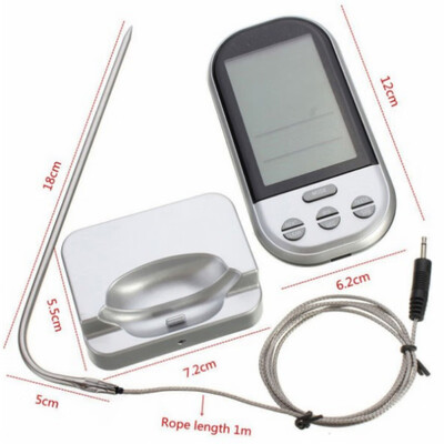2018 New design 1pc BBQ Thermometer Wireless barbecue Electronic thermometer Food Cooking Grill Meat Digital Thermometer
2018 New design 1pc BBQ Thermometer Wireless barbecue Electronic thermometer Food Cooking Grill Meat Digital Thermometer