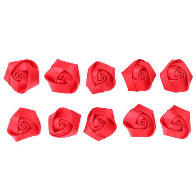 Greensen 10Pcs DIY Polyester Ribbon Rose Flower Bud Wedding Hand Flower Decoration Accessories 4cm
Greensen 10Pcs DIY Polyester Ribbon Rose Flower Bud Wedding Hand Flower Decoration Accessories 4cm