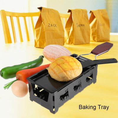 Greensen Portable Non-Stick Cheese Raclette Rotaster Baking Tray Stove with Wodd Handle Grilling Tool
Greensen Portable Non-Stick Cheese Raclette Rotaster Baking Tray Stove with Wodd Handle Grilling Tool