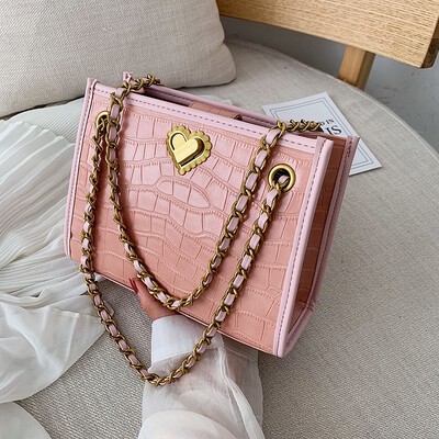 Bag female 2019 autumn new wave Korean version of the wild crocodile pattern shoulder Messenger bag fashion chain small square bag
Bag female 2019 autumn new wave Korean version of the wild crocodile pattern shoulder Messenger bag fashion chain small square bag