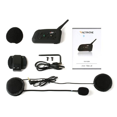 Wireless Motorcycle Radio BT Walkie-talkie V6-1200 Waterproof Noise-proof Wind-proof Intercom
Wireless Motorcycle Radio BT Walkie-talkie V6-1200 Waterproof Noise-proof Wind-proof Intercom