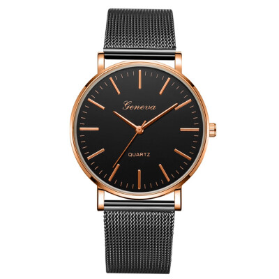 Korean fashion trend mens watch alloy series new watch