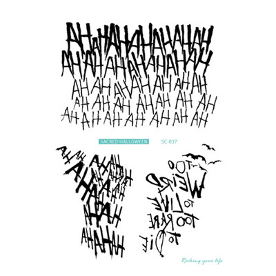 〖Follure〗Waterproof Temporary Tattoo Sticker Scar Terror Wound Blood Injury Halloween Hot
〖Follure〗Waterproof Temporary Tattoo Sticker Scar Terror Wound Blood Injury Halloween Hot