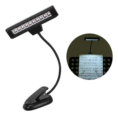 Clip On Music Stand Lights 10 LED Eye Protection Reading Lamp Adjustable Neck USB Table Light Musical Professional Instrument Acce
Clip On Music Stand Lights 10 LED Eye Protection Reading Lamp Adjustable Neck USB Table Light Musical Professional Instrument Acce