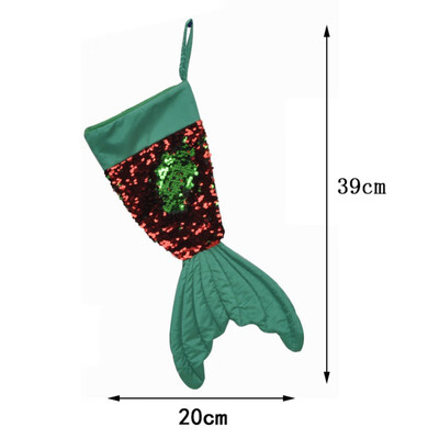 Christmas Socks Stockings Gift Bag Sparkly Mermaid Tail Presents Stocking Sequin Magic Stock Candy Bag Xmas Decoration For Home
Christmas Socks Stockings Gift Bag Sparkly Mermaid Tail Presents Stocking Sequin Magic Stock Candy Bag Xmas Decoration For Home