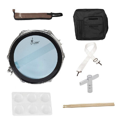 14" Snare Drum Kit Stainless Steel Drum Body PVC Drum Head with Drum Bag Strap Drumsticks Drumstick Bag Drum Damper Gel Pads
14" Snare Drum Kit Stainless Steel Drum Body PVC Drum Head with Drum Bag Strap Drumsticks Drumstick Bag Drum Damper Gel Pads