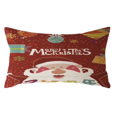 Tailored Christmas Santa Claus Pillow Case Linen 30x50cm Throw Cushion Cover Home Decor
Tailored Christmas Santa Claus Pillow Case Linen 30x50cm Throw Cushion Cover Home Decor