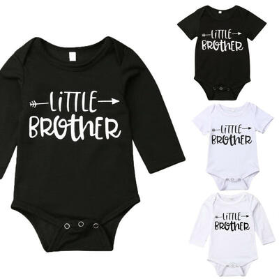 Little Brother Bodysuits Newborn Baby Boys Clothes Pure Cotton ShortLong Sleeve Romper Tops
Little Brother Bodysuits Newborn Baby Boys Clothes Pure Cotton ShortLong Sleeve Romper Tops