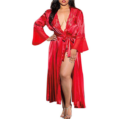 Toponeto Women Sexy Long Silk Kimono Dressing Gown Babydoll Lace Lingerie Bath Robe
Toponeto Women Sexy Long Silk Kimono Dressing Gown Babydoll Lace Lingerie Bath Robe