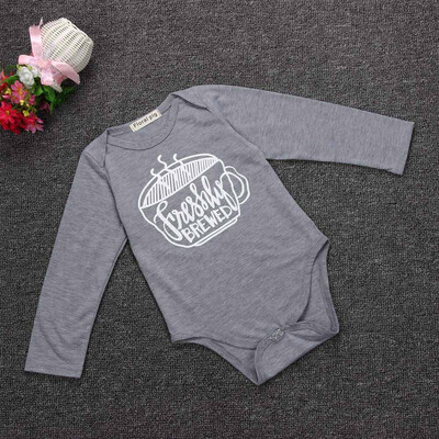 Newborn Infant Clothes Baby Boy Girl Coffee Letter Print Romper Outfits Jumpsuit
Newborn Infant Clothes Baby Boy Girl Coffee Letter Print Romper Outfits Jumpsuit