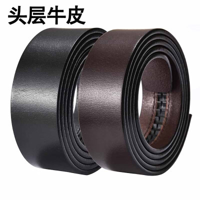 Single-layer first layer leather headless belt body Male leather automatic buckle belt business without buckle belt with
Single-layer first layer leather headless belt body Male leather automatic buckle belt business without buckle belt with
