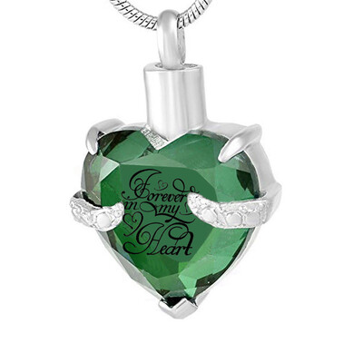 Always in my heart Necklace for Ashes Love Heart Cremation Memorial Keepsake Pendant Necklace Jewelry 12 Month
Always in my heart Necklace for Ashes Love Heart Cremation Memorial Keepsake Pendant Necklace Jewelry 12 Month