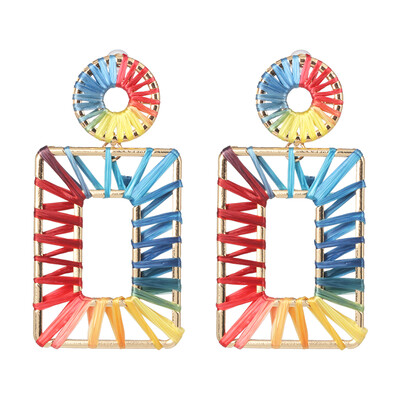 2019 Korean Summer Geometric Hollow Circle Square Drop Earrings for Women Big Round Handmade Bohemian Party Beach Jewelry
2019 Korean Summer Geometric Hollow Circle Square Drop Earrings for Women Big Round Handmade Bohemian Party Beach Jewelry