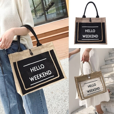 Large Capacity Women Linen Luxury Tote Female Casual Shoulder Bag Lady Daily Handbag Fresh Beach Tote Bag
Large Capacity Women Linen Luxury Tote Female Casual Shoulder Bag Lady Daily Handbag Fresh Beach Tote Bag