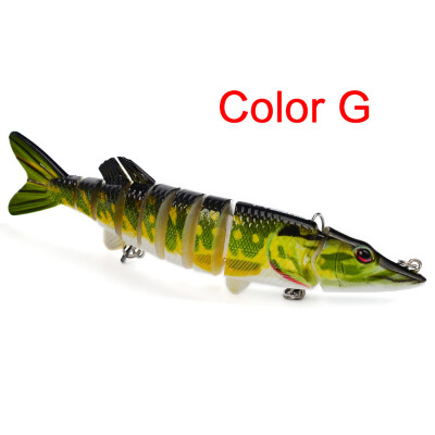 New Hot 128cm21g Artificial Fishing Lure Bait 3D Eyes 9 Segments Fish Lures 2 Hooks Sea Fishing Swimbait Tackle
New Hot 128cm21g Artificial Fishing Lure Bait 3D Eyes 9 Segments Fish Lures 2 Hooks Sea Fishing Swimbait Tackle