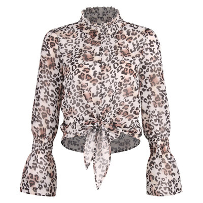 Summer Tops Women Short Top Female Long Sleeve High Collar Sexy T Shirt Womens Leopard Print Bandage 5 Colors
Summer Tops Women Short Top Female Long Sleeve High Collar Sexy T Shirt Womens Leopard Print Bandage 5 Colors
