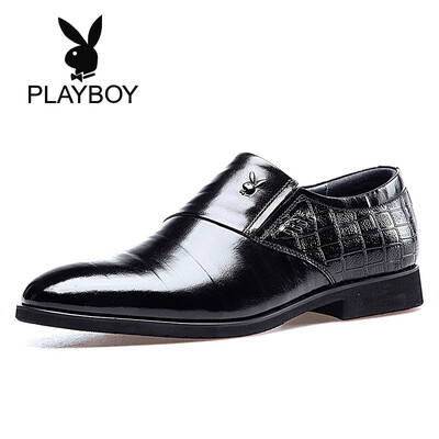 Playboy PLAYBOY mens business set foot simple wild leather round head dress shoes men 9AW643002D black 39
Playboy PLAYBOY mens business set foot simple wild leather round head dress shoes men 9AW643002D black 39