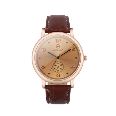 Gobestart Zhou Lianfa Quartz Movement Fashion Mens Simple Watch