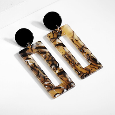 Womens Earrings Korean Style Metal Geometry Acrylic Vintage Drop Long Earrings Fashion Jewelry Winter 2019 Accesorios Mujer
Womens Earrings Korean Style Metal Geometry Acrylic Vintage Drop Long Earrings Fashion Jewelry Winter 2019 Accesorios Mujer