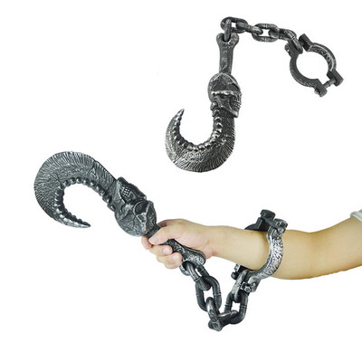 Tailored Halloween Props Prisoner Chain Plastic Hook Hammer Bracelet Anklets Toys New
Tailored Halloween Props Prisoner Chain Plastic Hook Hammer Bracelet Anklets Toys New