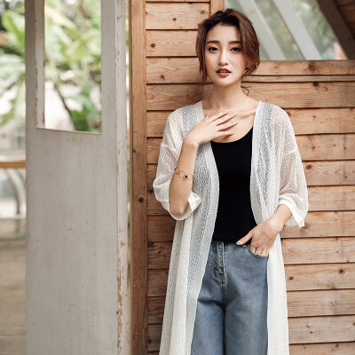 Summer New Coat Medium Long Air Conditioning Shirt Ice Silk Sweater Sunscreen Cardigan Women Thin Section Ponchos
Summer New Coat Medium Long Air Conditioning Shirt Ice Silk Sweater Sunscreen Cardigan Women Thin Section Ponchos