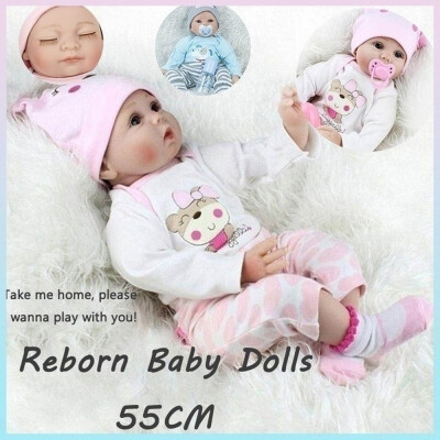55cm Lifelike Artificial Simulation Reborn Baby Dolls Silicone Vinyl Reborn Gift Baby Doll Handmade Reborn Dolls
55cm Lifelike Artificial Simulation Reborn Baby Dolls Silicone Vinyl Reborn Gift Baby Doll Handmade Reborn Dolls