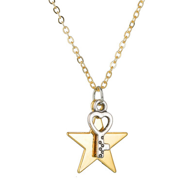 Minimalism Heart Star Moon Necklace Round Hollow Choker Necklaces Korean Metal Gold Pendant Necklace For Women Couple Jewelry
Minimalism Heart Star Moon Necklace Round Hollow Choker Necklaces Korean Metal Gold Pendant Necklace For Women Couple Jewelry