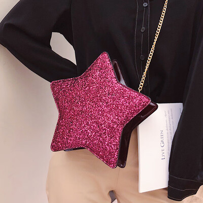 Small bag female 2019 new five-pointed star fairy fashion Messenger bag chain bag shoulder bag female bag sequin packet
Small bag female 2019 new five-pointed star fairy fashion Messenger bag chain bag shoulder bag female bag sequin packet