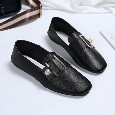Two Bean Shoes for Women Spring Single Shoes Flat Bottom Korean Version of Baitao Social Shoes for Students Small Leather Shoes
Two Bean Shoes for Women Spring Single Shoes Flat Bottom Korean Version of Baitao Social Shoes for Students Small Leather Shoes