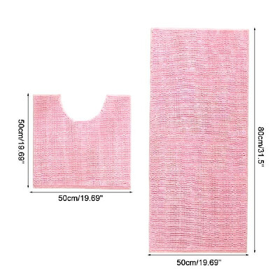 2Pcs Microfiber Rugs Chenille Floor Mat Carpet Soft Indoor Washable Bathroom Floor Mat Dining Room Home Bedroom Carpet Anti-slip
2Pcs Microfiber Rugs Chenille Floor Mat Carpet Soft Indoor Washable Bathroom Floor Mat Dining Room Home Bedroom Carpet Anti-slip