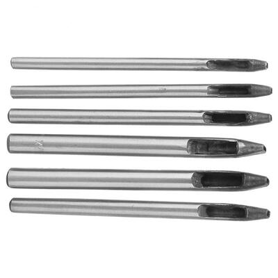 Greensen 6Pcs 2mm Leather Craft Hole Punch Set Oval Shape Hole Belt Watch Band DIY Punching Tool Puncher
Greensen 6Pcs 2mm Leather Craft Hole Punch Set Oval Shape Hole Belt Watch Band DIY Punching Tool Puncher