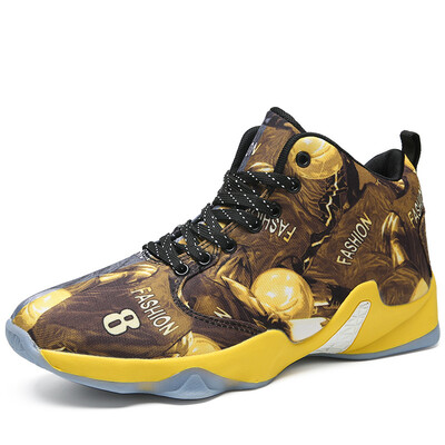 Couples two-color basketball shoes boots slip wear two feet different sports shoes men
Couples two-color basketball shoes boots slip wear two feet different sports shoes men