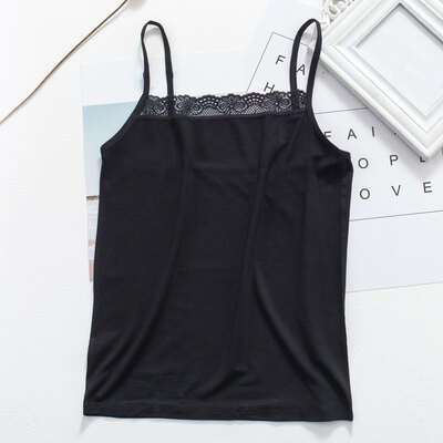 Women Summer Fashion Casual All-match Shoulder Tape Lace Decor Slim Fit Camisoles Tops
Women Summer Fashion Casual All-match Shoulder Tape Lace Decor Slim Fit Camisoles Tops