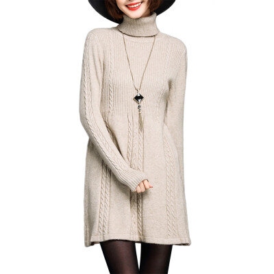Cable Knit A Line Sweater