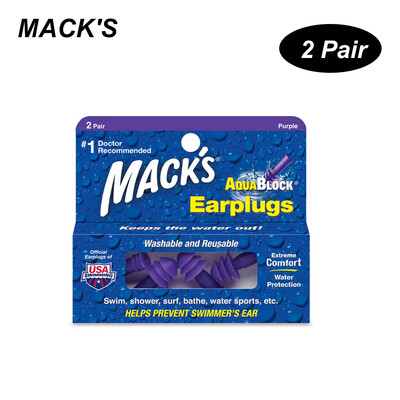 MACKS 2 Pairs Anti-noise Silicone Earplugs Professional Waterproof Swimming Earplugs Hearing Protection Anti Snore Ear Plugs
MACKS 2 Pairs Anti-noise Silicone Earplugs Professional Waterproof Swimming Earplugs Hearing Protection Anti Snore Ear Plugs