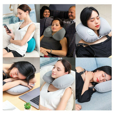 Toponeto Air Cushion Self-inflating Button Travel Neck Pillow Inflatable Airplane Pillow
Toponeto Air Cushion Self-inflating Button Travel Neck Pillow Inflatable Airplane Pillow